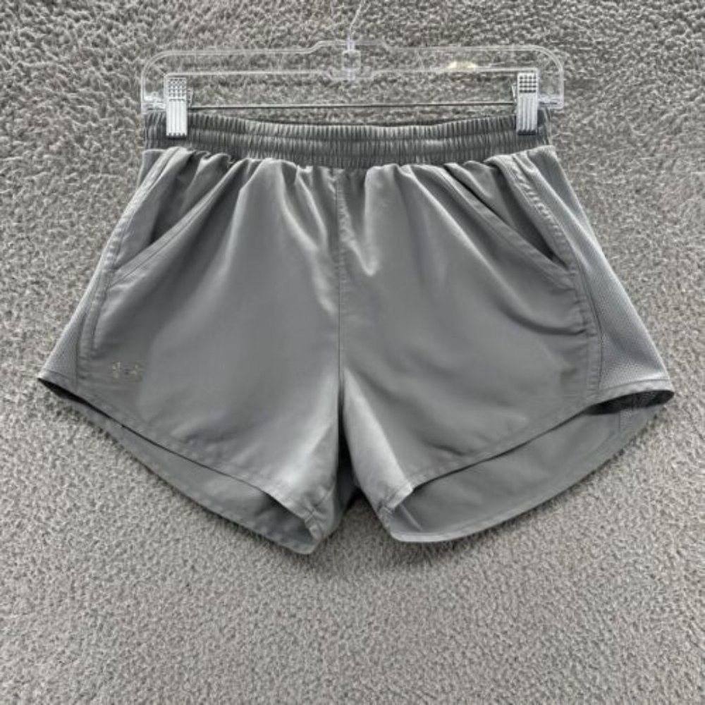 Under Armour Shorts Women's XS Gray Lined Running Shorts Ladies Size XS